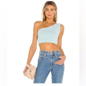One Shoulder Crop Top
